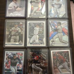 Atlanta Braves MVP Freddie Freeman (19) Card lot