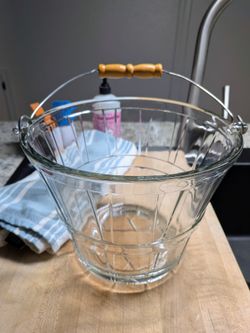 Anchor Hocking Glass Fruit/Ice Bucket
