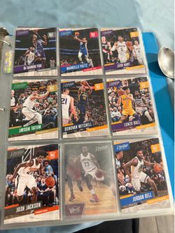 Binder Assorted Sports Cards