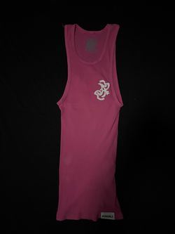 ASAALI Los Angeles Pink Graphic Tank Top