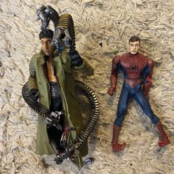 Super Poseable Spider-Man 2 Dok Ock 2004 Toy Biz Movie Figure Marvel Legends 6”