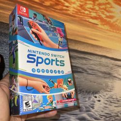Nintendo Switch Sports With Leg Strap Brand New Sealed 
