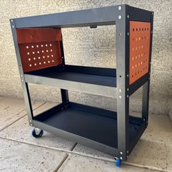 Heavy Duty 3-Tier Rolling Tool Cart – Like New