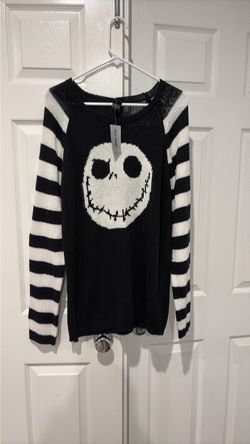 Hot Topic Nightmare Before Christmas Jack Skellington Sweater