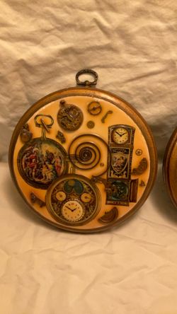 Antique Watch Parts Collages 1780’s Watch Parts Set Of Two