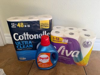 Cottonelle, Viva & Persil Household Bundle