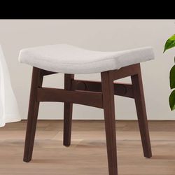Vanity Stool Wooden Legs