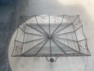 Decorative metal Halloween basket