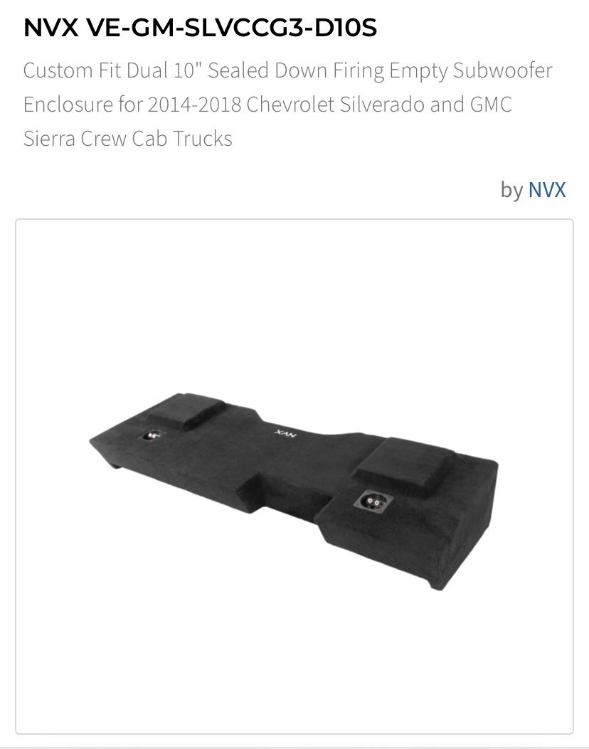 Box Subwoofer 10 Inch