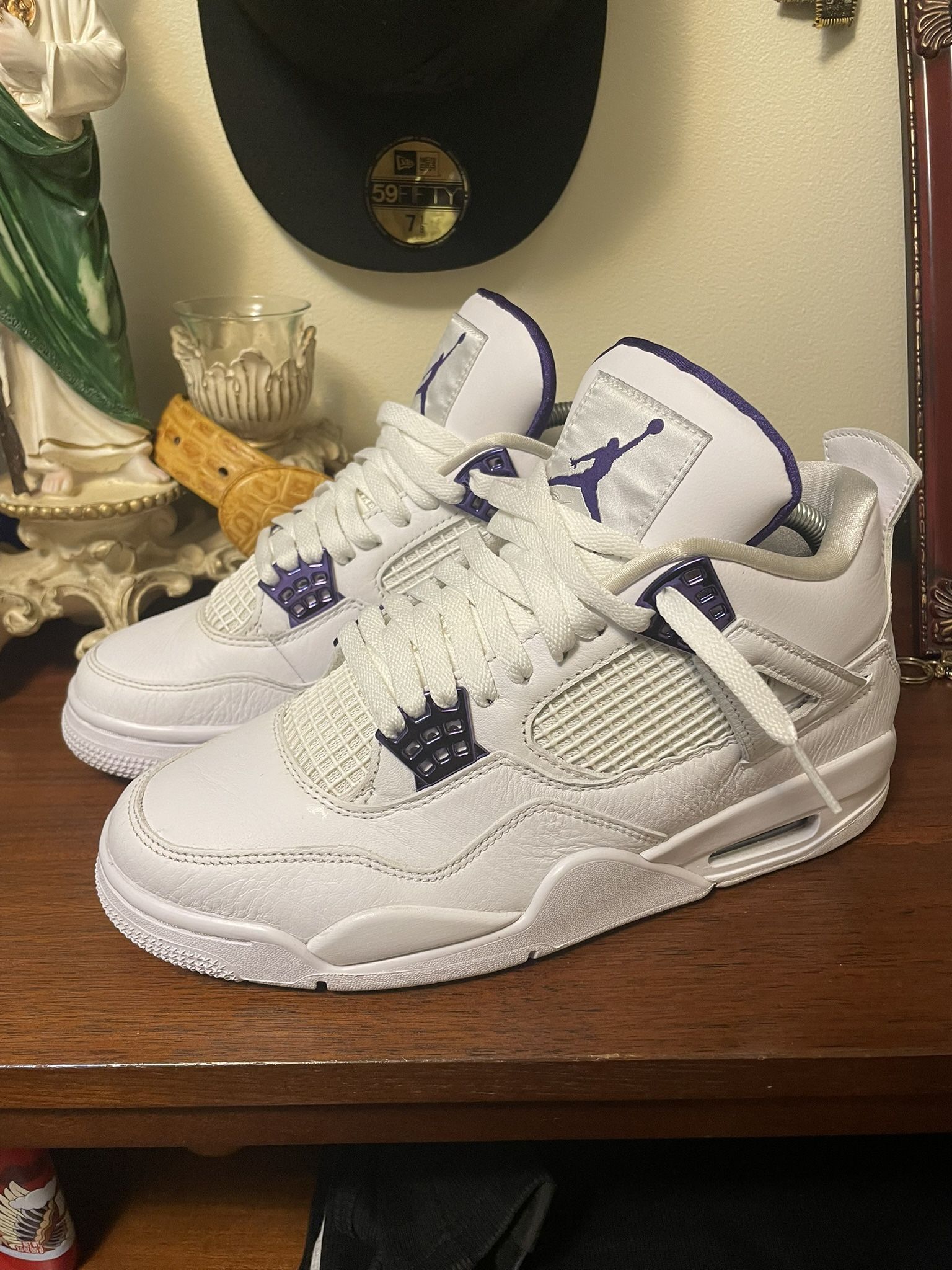 Jordan 4 Purple Metallic