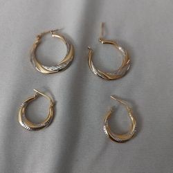14 K Gold Plated Earrings