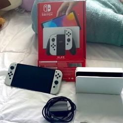White O LED Nintendo switch 