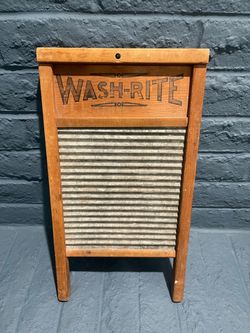 Vintage National Washboard Co. No 28 Washboard  - Excellent Farmhouse display