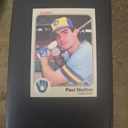 1983 Paul Molitor Fleer 