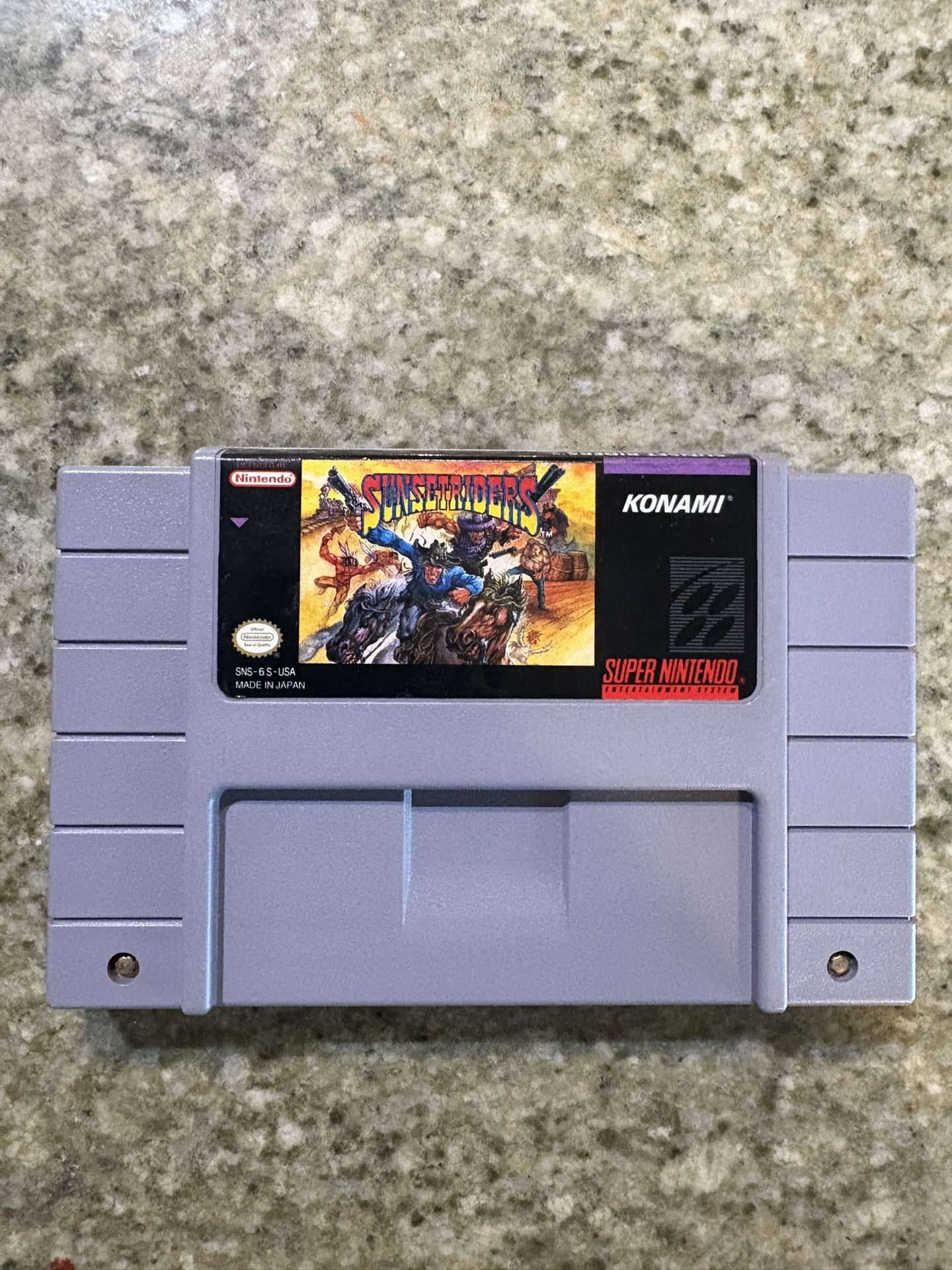 Sun Set Riders Super Nintendo