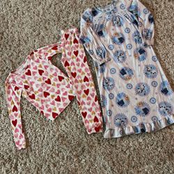 Girls Pajamas, Size 8