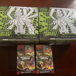 Pokémon Center Perfect Order ETB and Booster Bundle