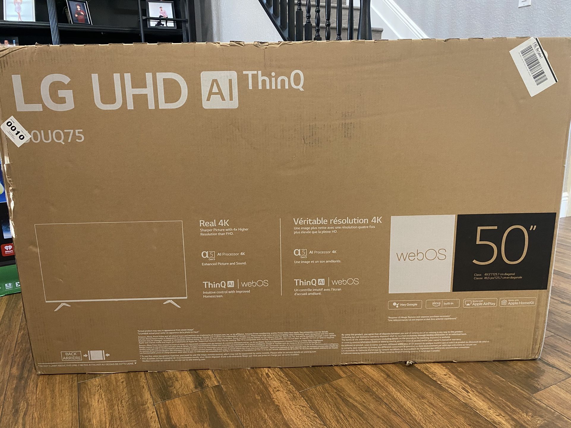LG 50”, UHD AI ThinQ Tv