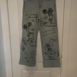New pants with a Mickey Mouse design