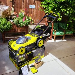 Ryobi New 40V HP Brushless 20 in. Cordless Electric Battery Walk Behind Self-Propelled Lawn Mower with 6.0 Ah Battery and Charger