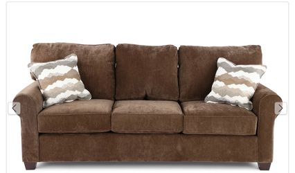 Brown couches