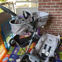 Evenlo Stroller Two Position And Car Seat