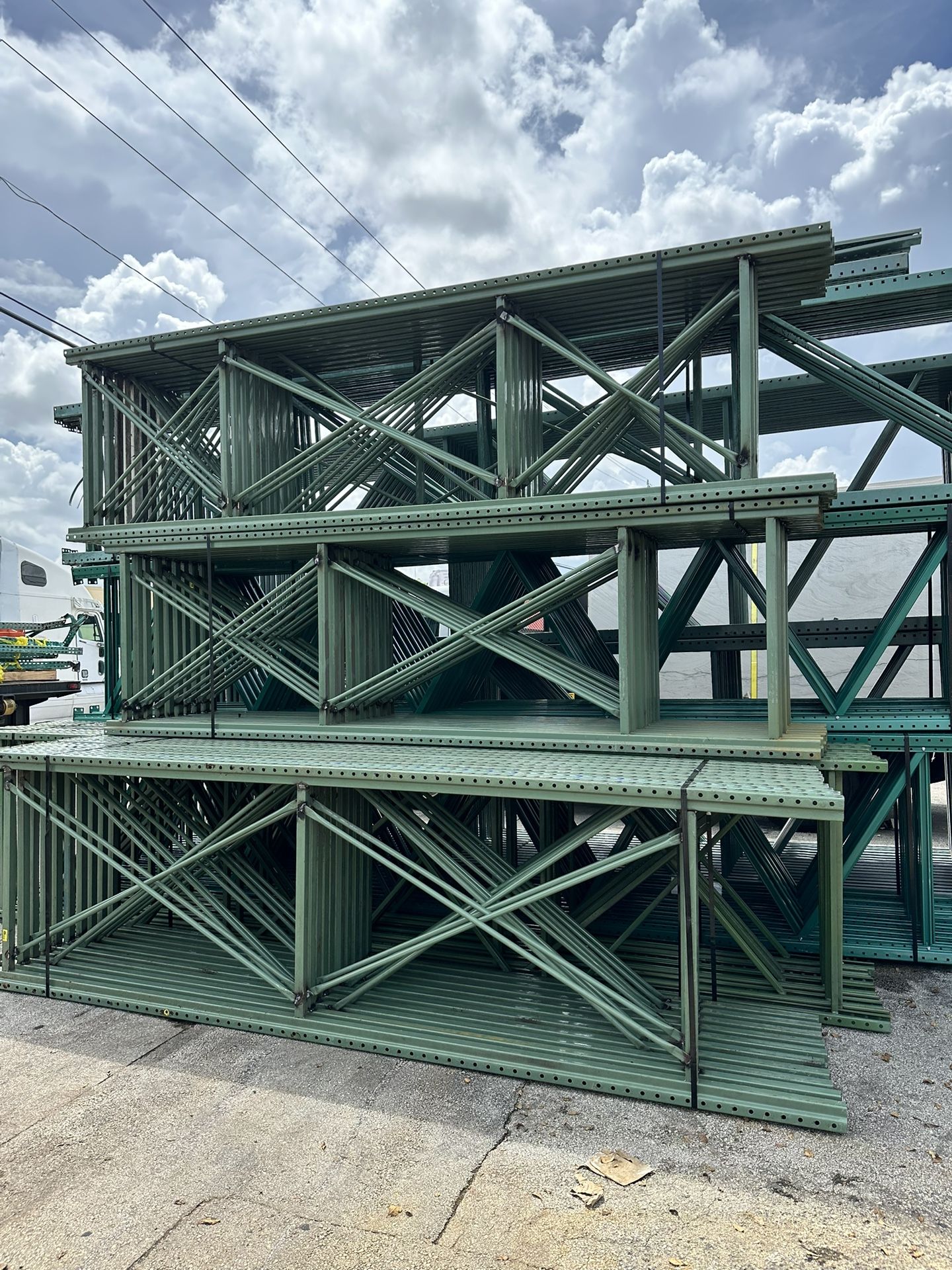 Pallet Racks Upright Beams Wire Decks Warehouse