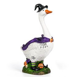 20" Halloween Witch Porch Goose For Outdoor Halloween Decorations