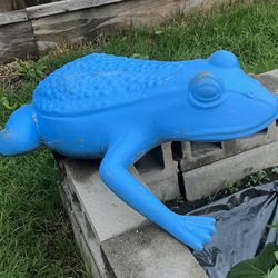 Large Blue vinyl Prop 🐸 Frog