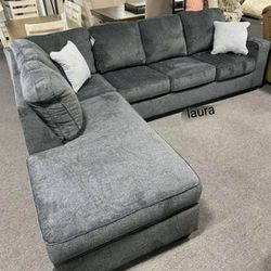 
🎉BLACK FRIDAY 🎉New Furnitures sofa loveseat living room set sleeper couch daybed ♧ Altari Slate Raf Or Laf  Sectional Ashley 