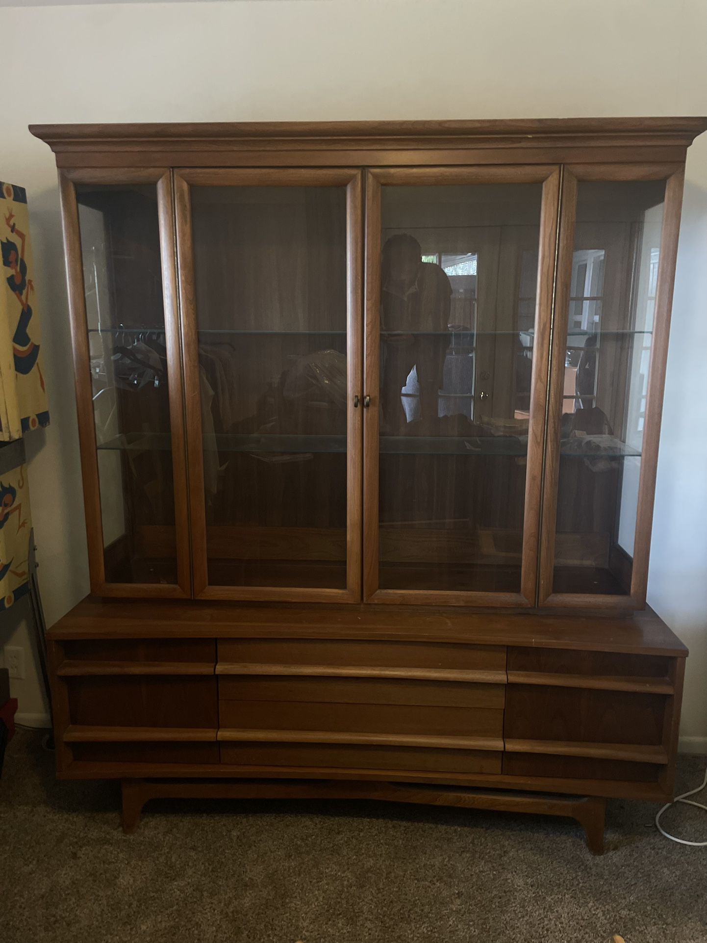 Vintage Young Manufacturing - Two Part China Cabinet