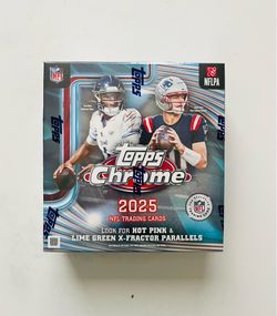2025 Topps Chrome Football Mega Box *FACTORY SEALED*