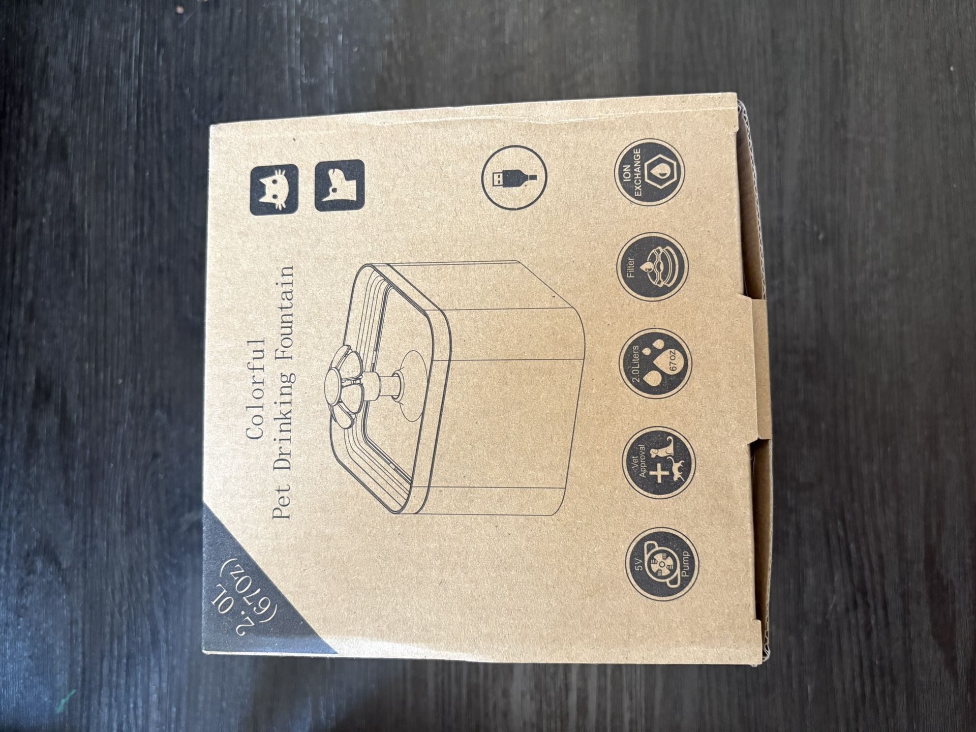 pet drinking fountain