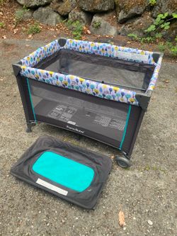 🍼 Pamo Babe Portable Baby Playpen Playard Travel Crib Pack and Play w/ Mattress OBO
