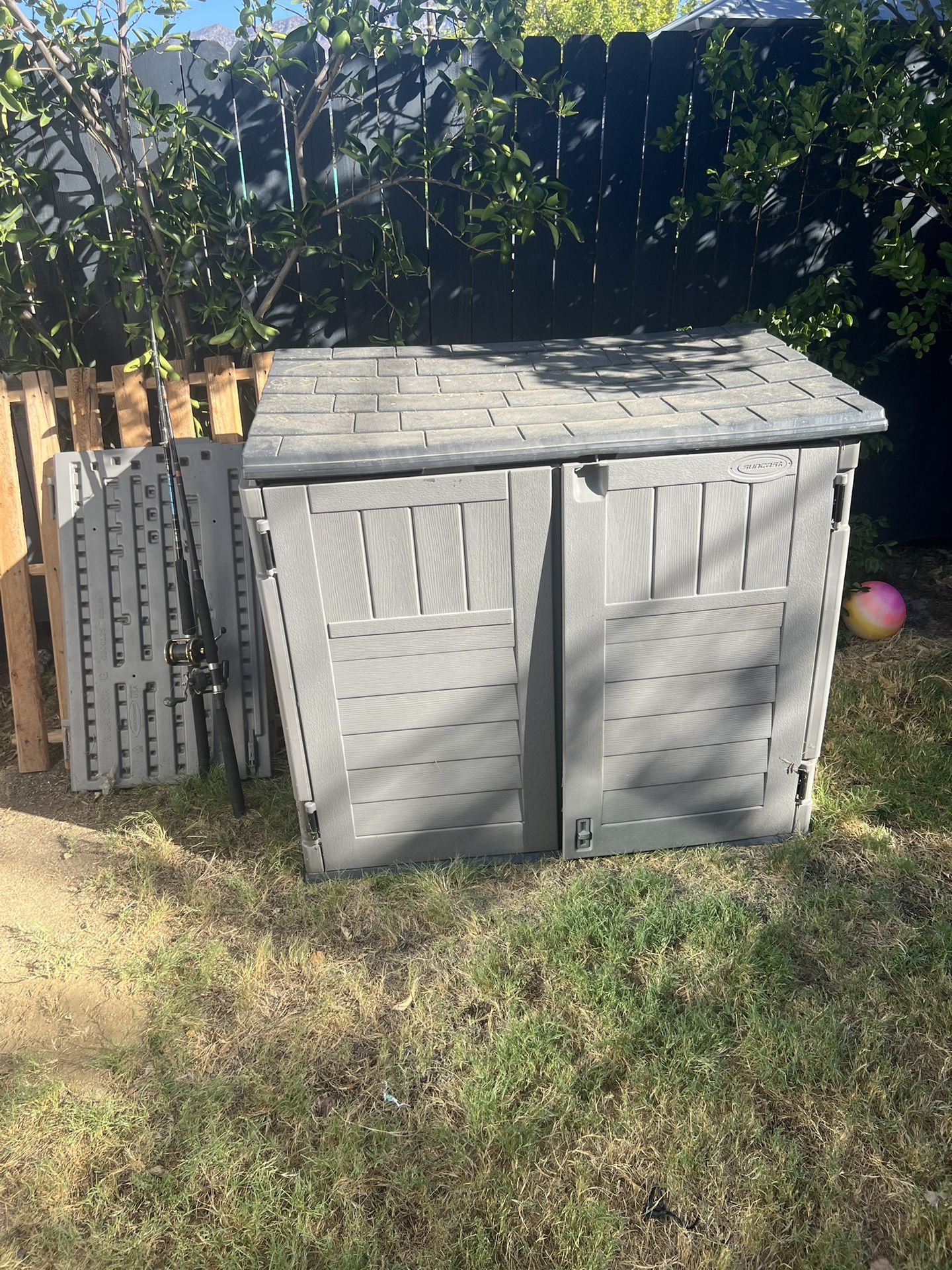 2 - Used Storage Bins Tool Shed - 36 X 55 X 45
