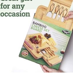 Bamboo Cheese Board New 