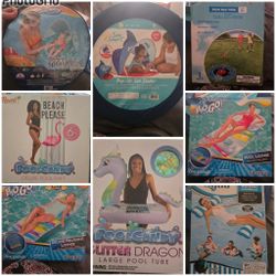 Pool Toys $5 Each.  Brand New...