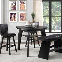 Hyilla Dining Set( 2 SC & T& 1B )