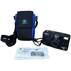 Minolta Freedom Action Zoom 90 Date Point & Shoot Film Camera W/instrudtions