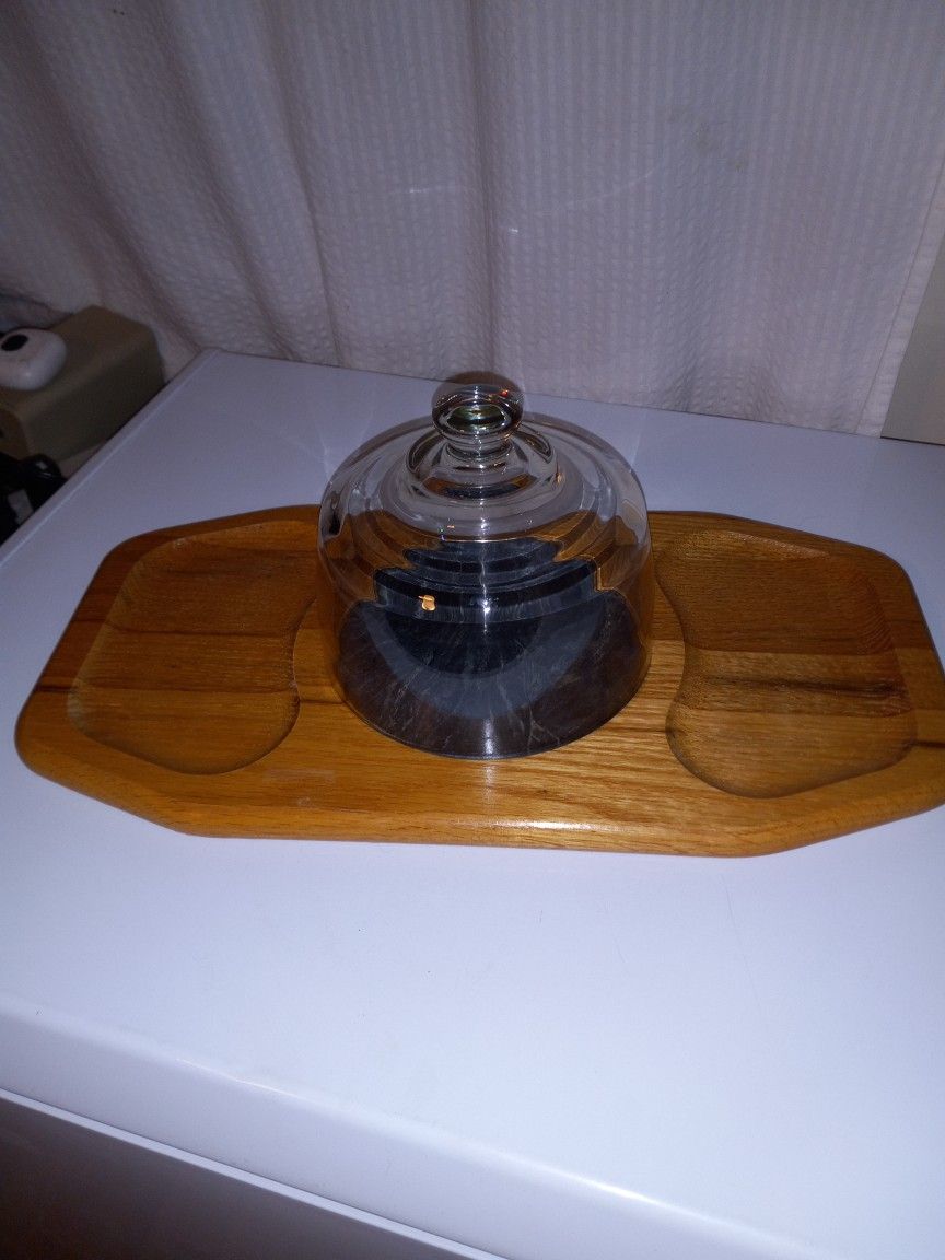 Handcrafted Oak & Marble Charcuterie Platter