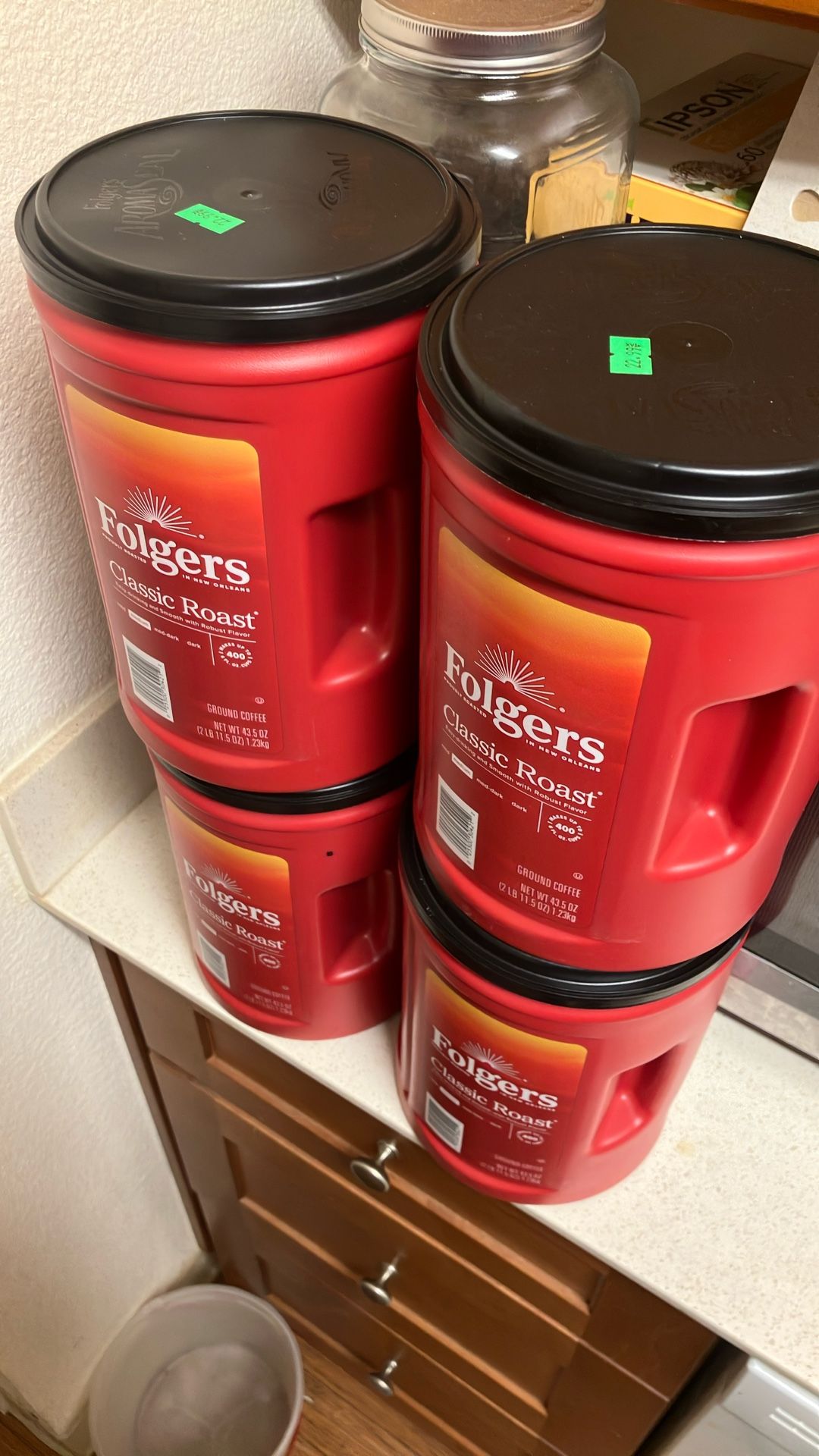Folgers 2 lbs X4