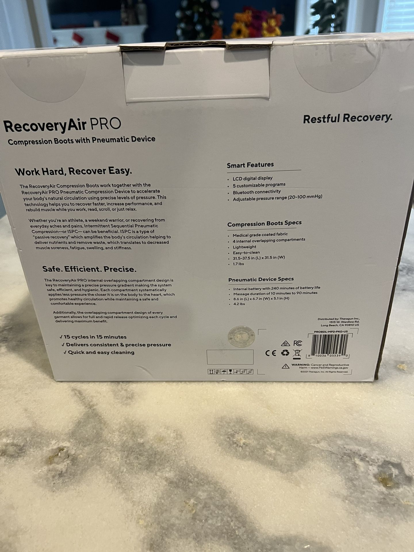 RecoveryAir Pro Compression Legs