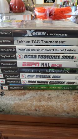 Lot of PS2 games