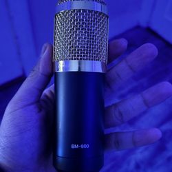 Gold/ Black Microphone 