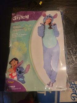 Halloween Stitch Costume For Little Girl Age 8-10