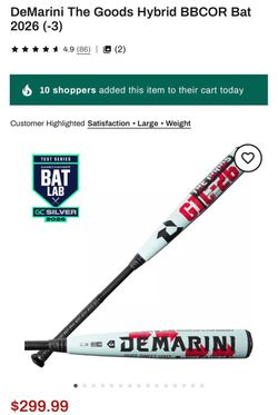 DeMarini The Goods Hybrid BBCOR Bat 2026