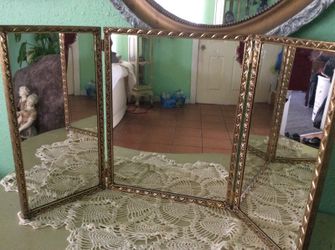 Vintage vanity mirror