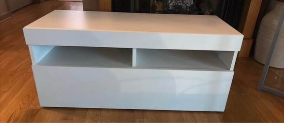 White table/tv stand