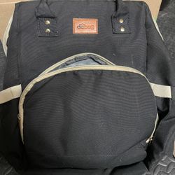 Debug multi-functional diaper bag backpack with a changing station