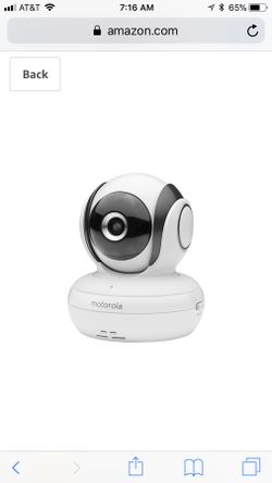 Motorola Additional Camera for Motorola MBP336 and MBP36s Baby Monitors